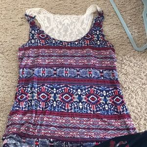 Lace tank top